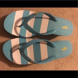 Ralph Lauren High heel flip flops